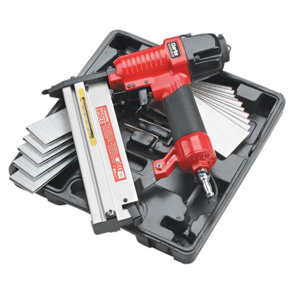 Clarke 3110387 Csn1D 2 In 1 Air Stapler And Nailer Kit