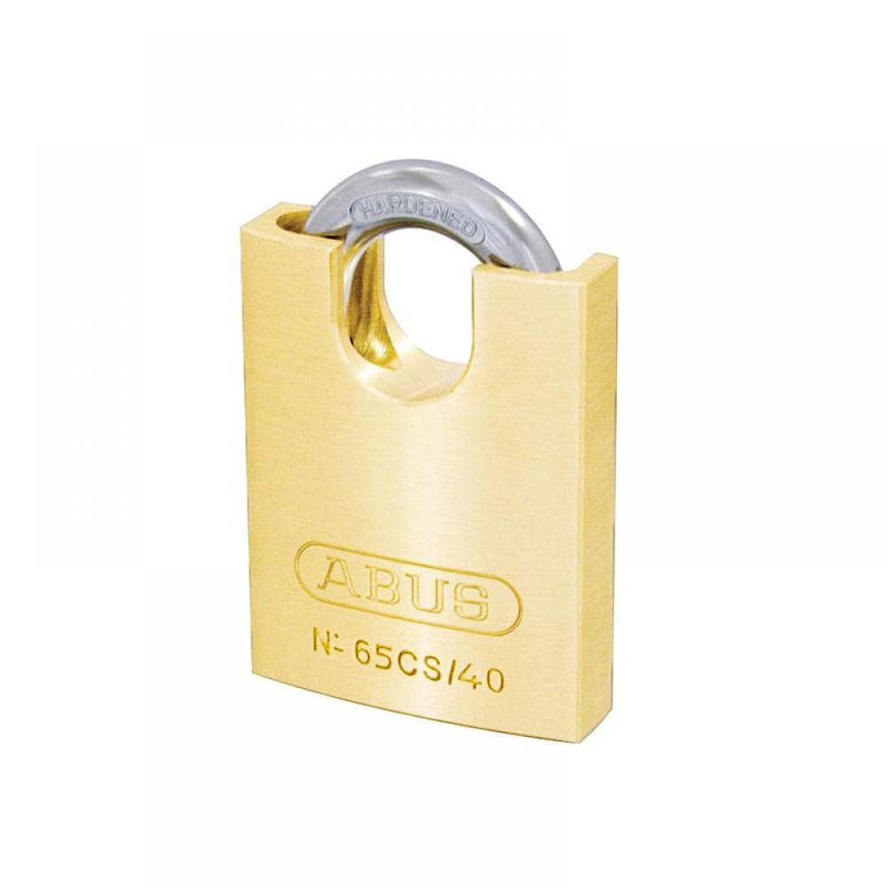 Abus Mechanical 35829 65Cs/40Mm Brass Padlock Closed Shackle Carded