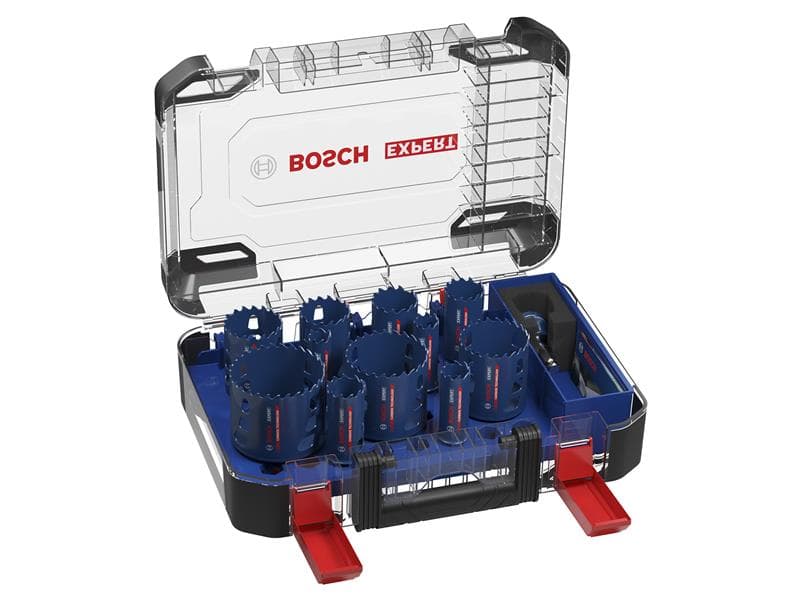 Bosch Powertool Accessories 2.608.901.909 Expert Multi Material Pc Plus Plumbers Hole Saw Set 14 Piece