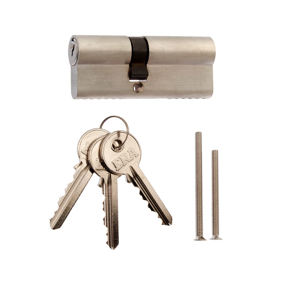 ERA 6 Pin Euro Double Cylinder with 3 Keys 45/55