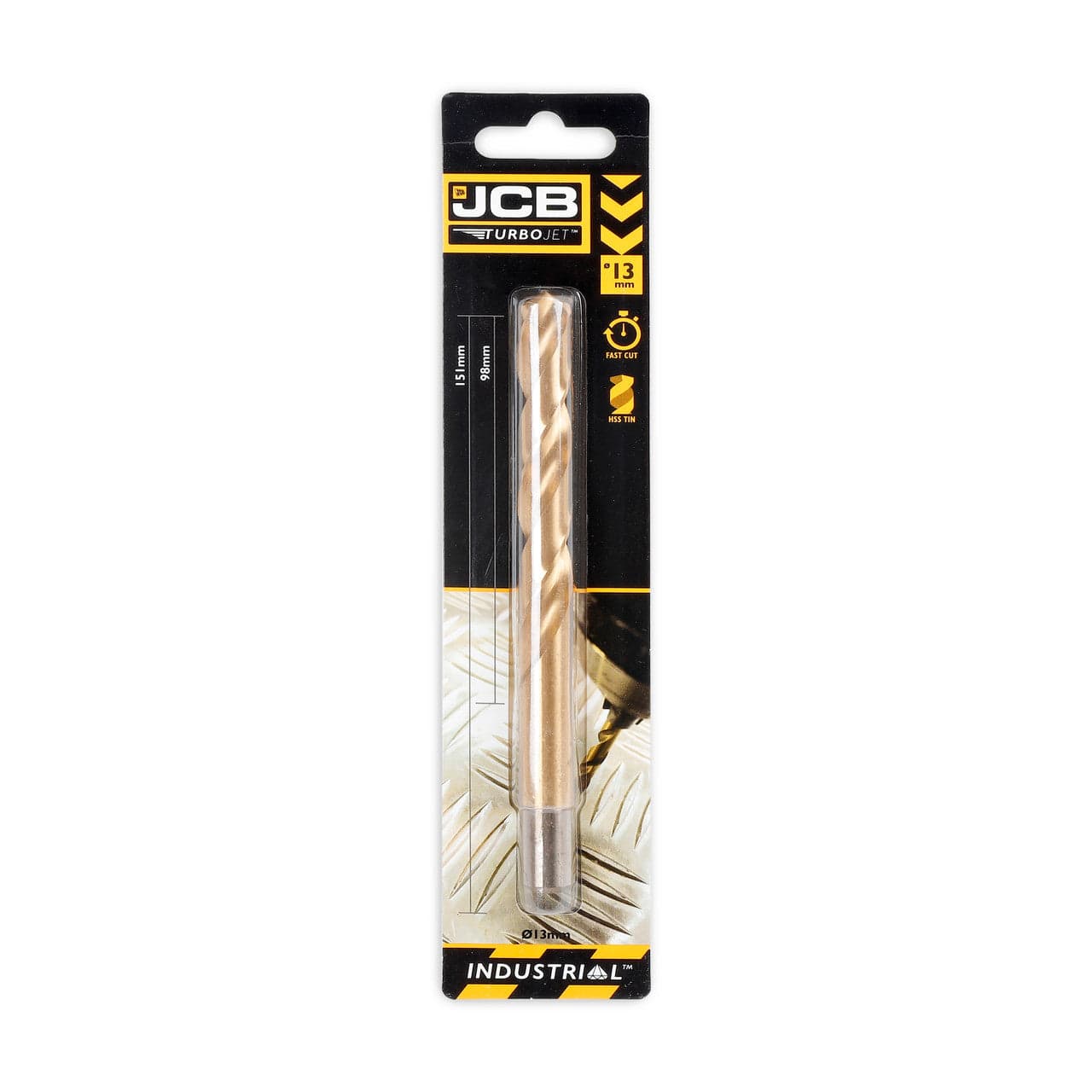 JCB 13 x151mm 7 Point HSS Drill Bit TurboJet | 5055803318857