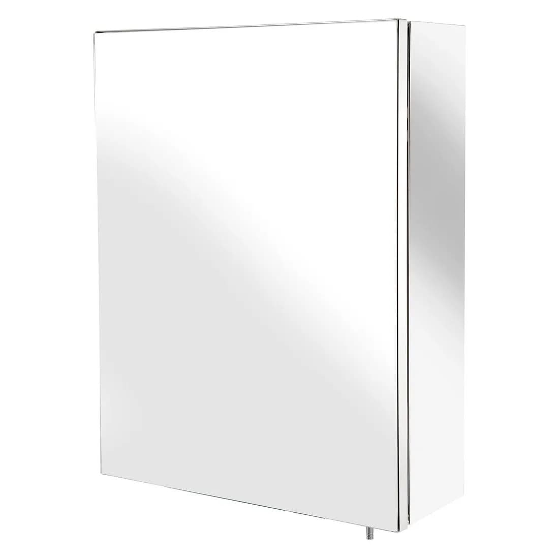 Single Door Bathroom Cabinet Stainless Steel Croydex Avon