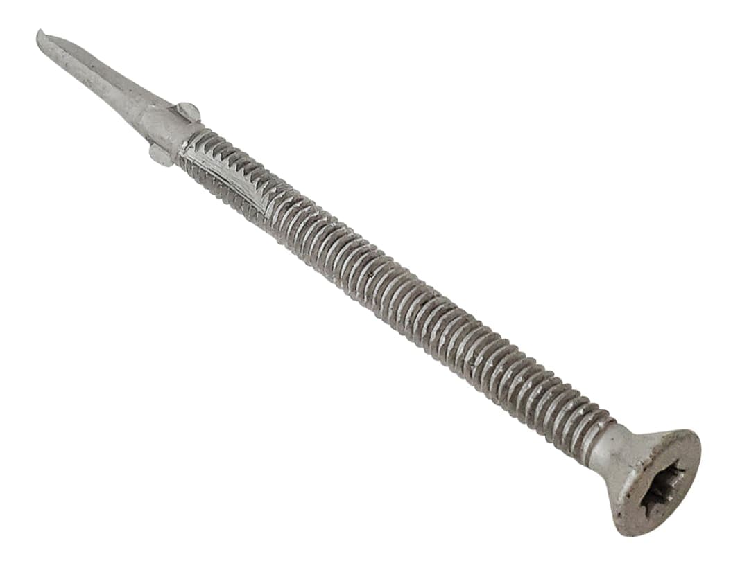 ForgeFix TechFast Timber to Steel CSK/Wing Screw No.3 Tip 4.8 x 38mm Box 200 TFCUWWSD4838L