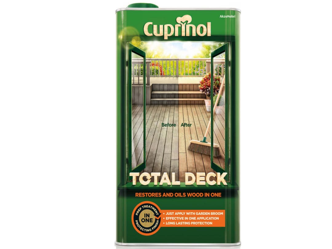 Cuprinol Total Deck Restore & Oil Wood Clear 5 litre 5211845