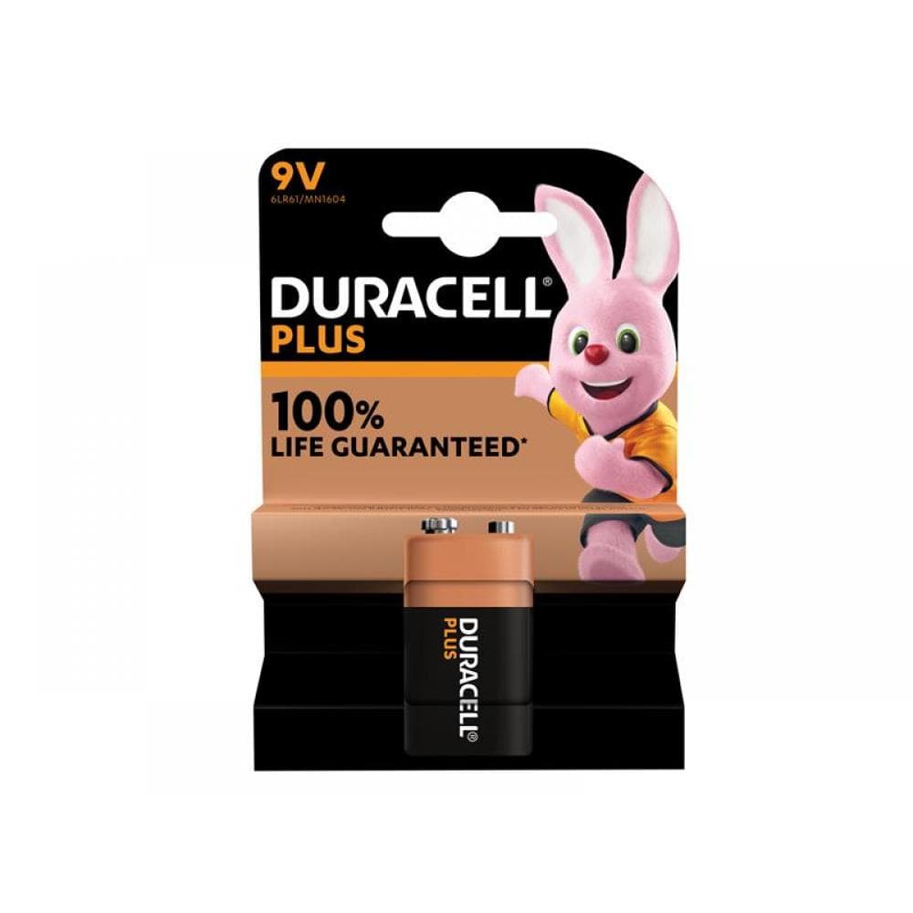 Duracell S18717 9V Plus Power +100% Battery (Single Pack)