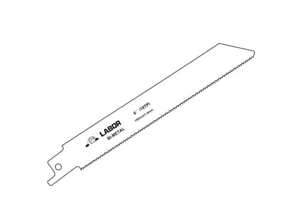 Labor Bim Reciprocating Saw Blades - Metal | 150Mm | Per 5 LABZBR00700