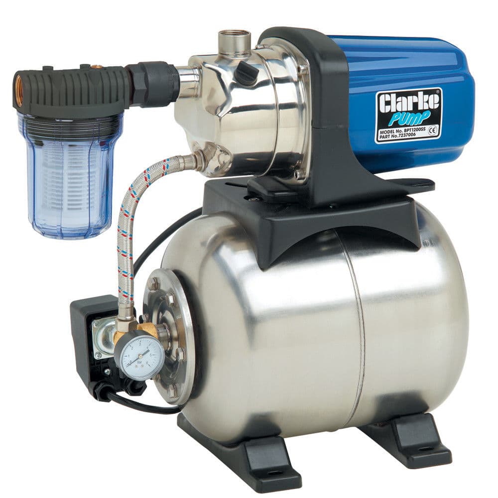 Clarke 7237006 Bpt1200Ss 1 Stainless Steel Booster Pump