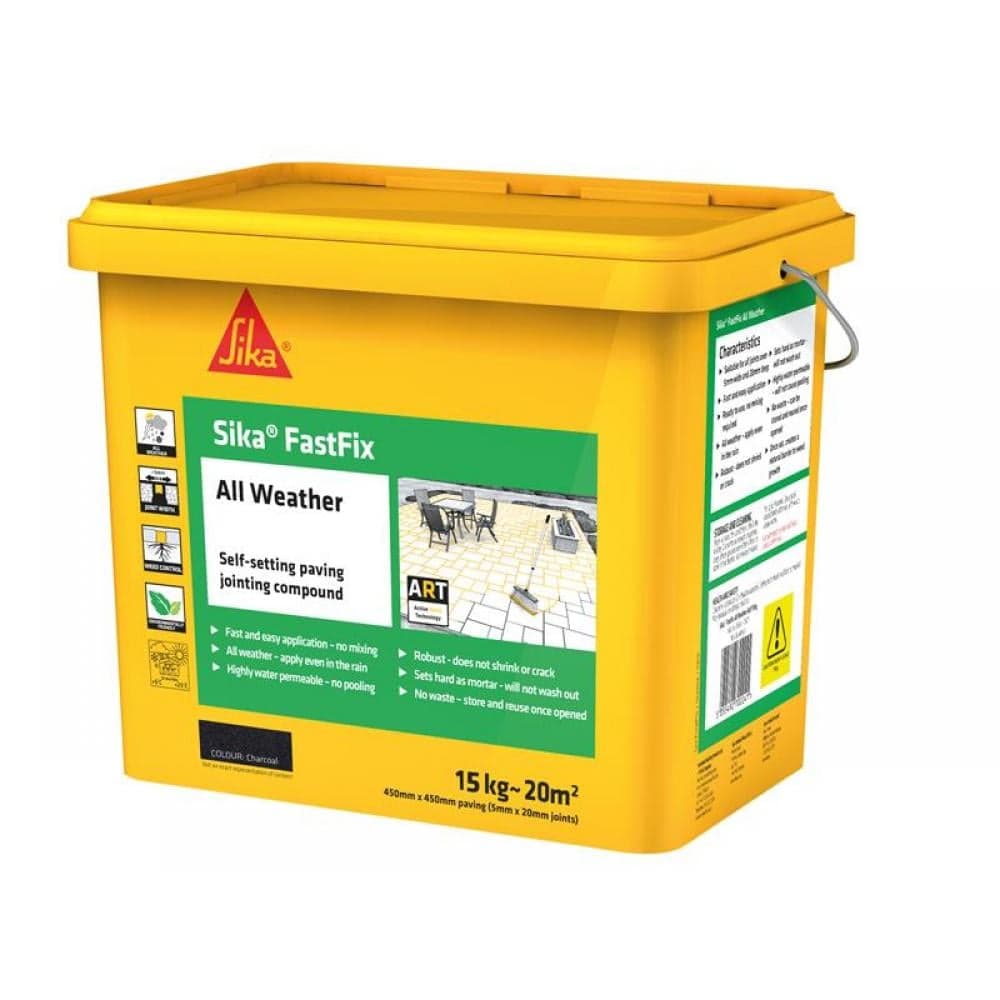 Everbuild Sika 626733 Sika® Fastfix All Weather Charcoal 15Kg