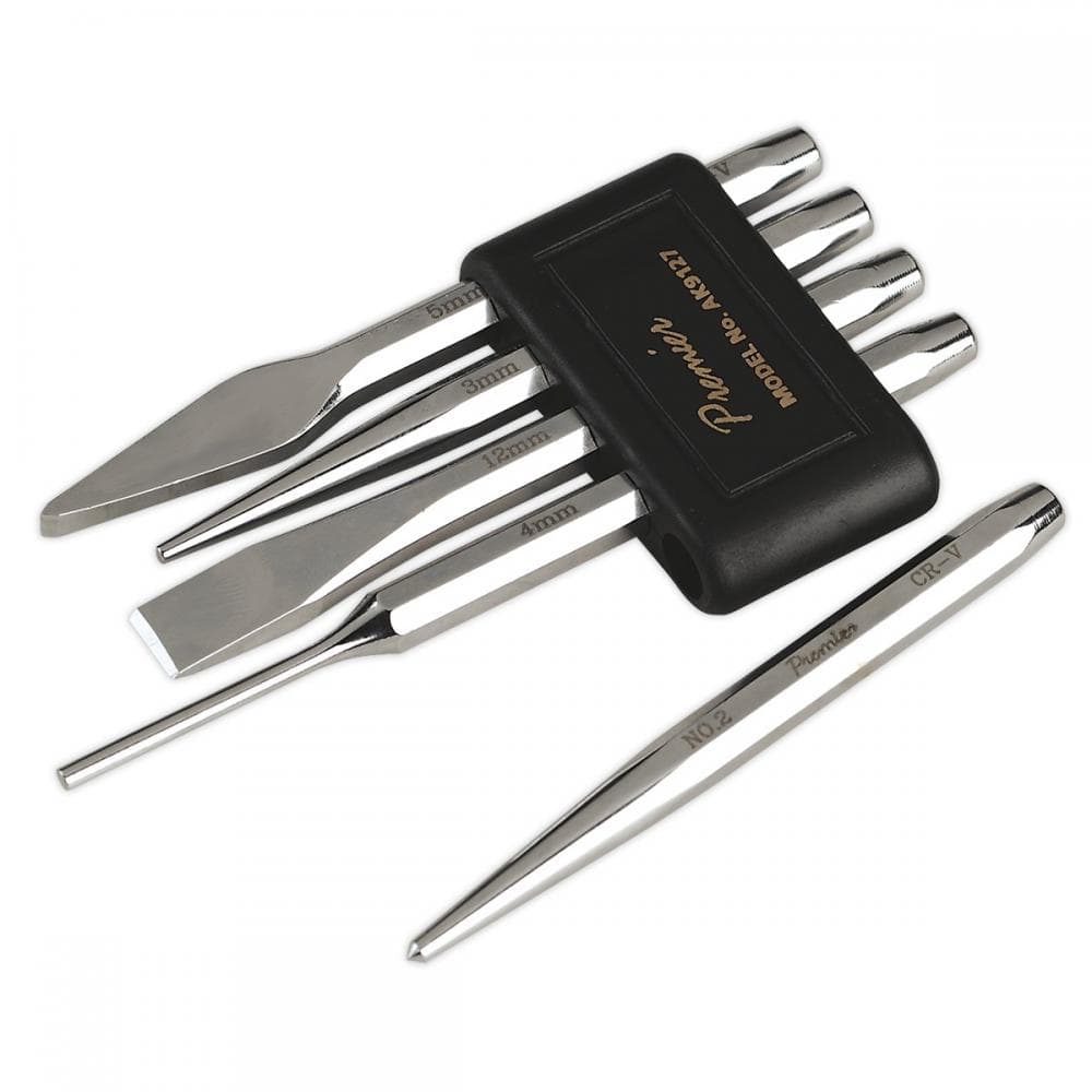 Sealey AK9127 Punch & Chisel Set 5Pc