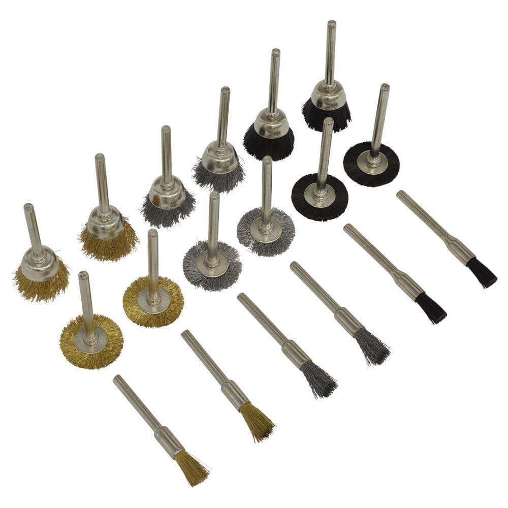 Sealey RTA18WB Rotary Tool Brush Set 18Pc