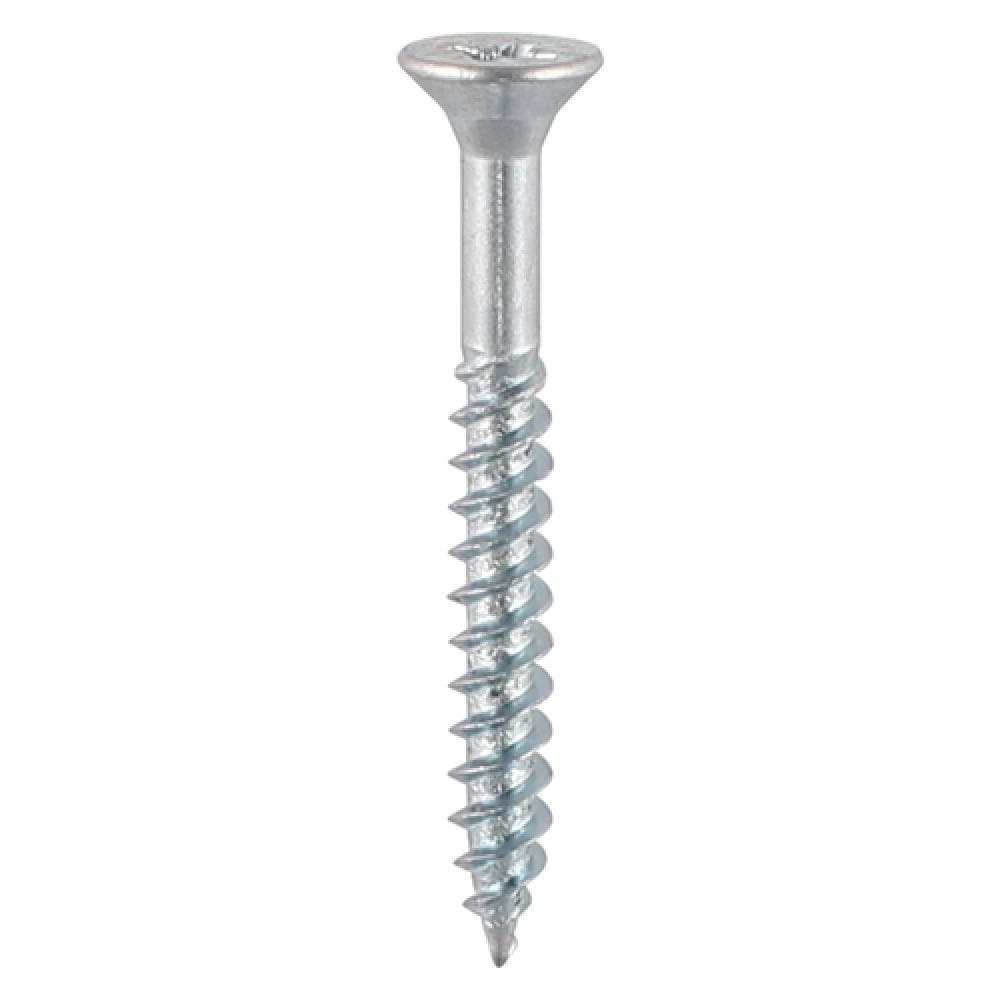 Timco 10112CWZB Twin-Thread Woodscrews - Pz - Double Countersunk - Zinc 10 X 1 1/2 TIMbag 250