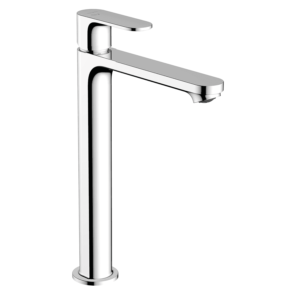 Hansgrohe Rebris S Single lever basin mixer 240 CoolStart EcoSmart+ for washbowls with pop-up waste set - Chrome - 72590000