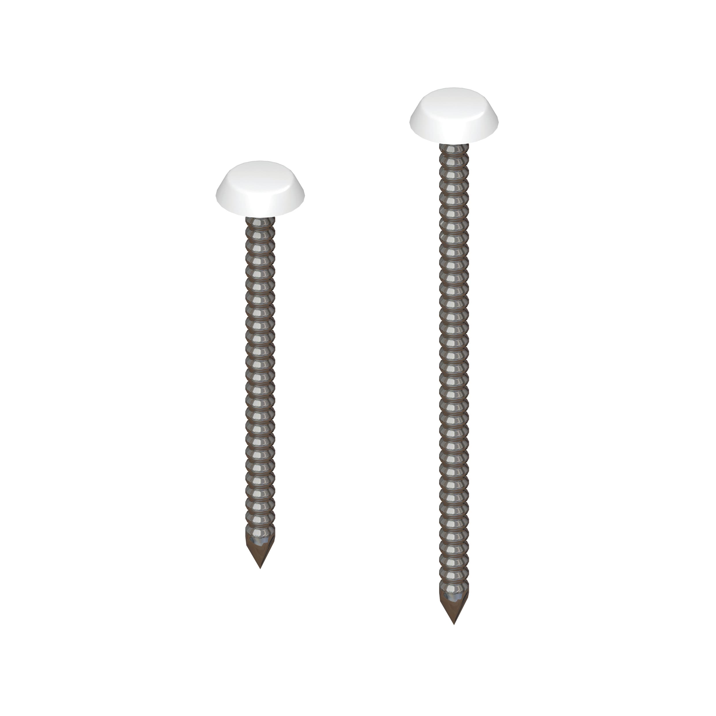 Eurocell Roofline Profile Upvc Fixing Pins White 40mm - Box Of 250