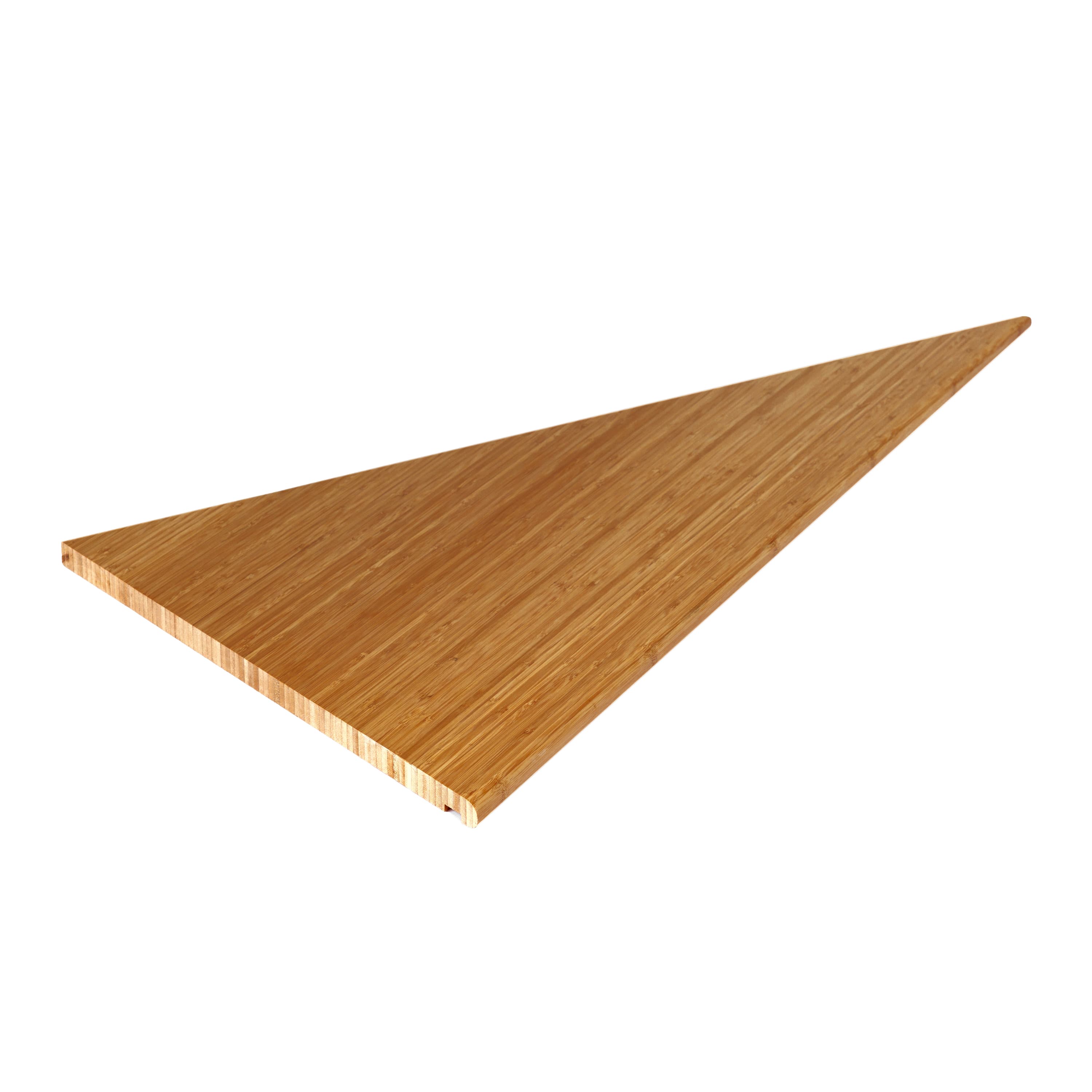 Flair Stairs 21mm Winder Tread 1 Rh - Bamboo Dark