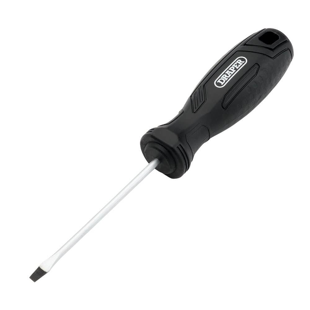 Draper Slotted Hard Grip Screwdriver 3.0 X 75Mm Pk 1 13529