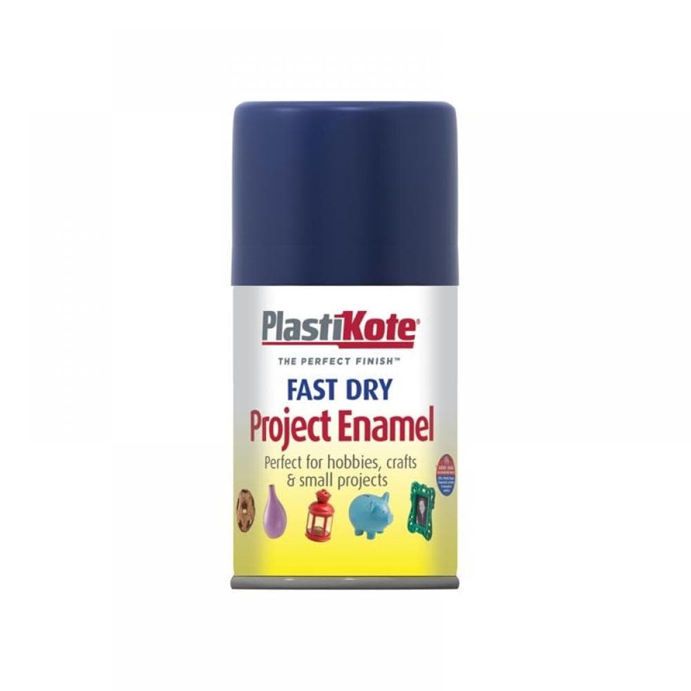 Plastikote 001030 Fast Dry Enamel Aerosol Night Blue 100Ml