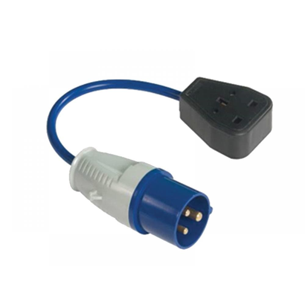 Faithfull Power Plus SY-CZ-28 Fly Lead 240V 3-Pin Plug To 240V 3-Pin Socket & 35Cm Lead
