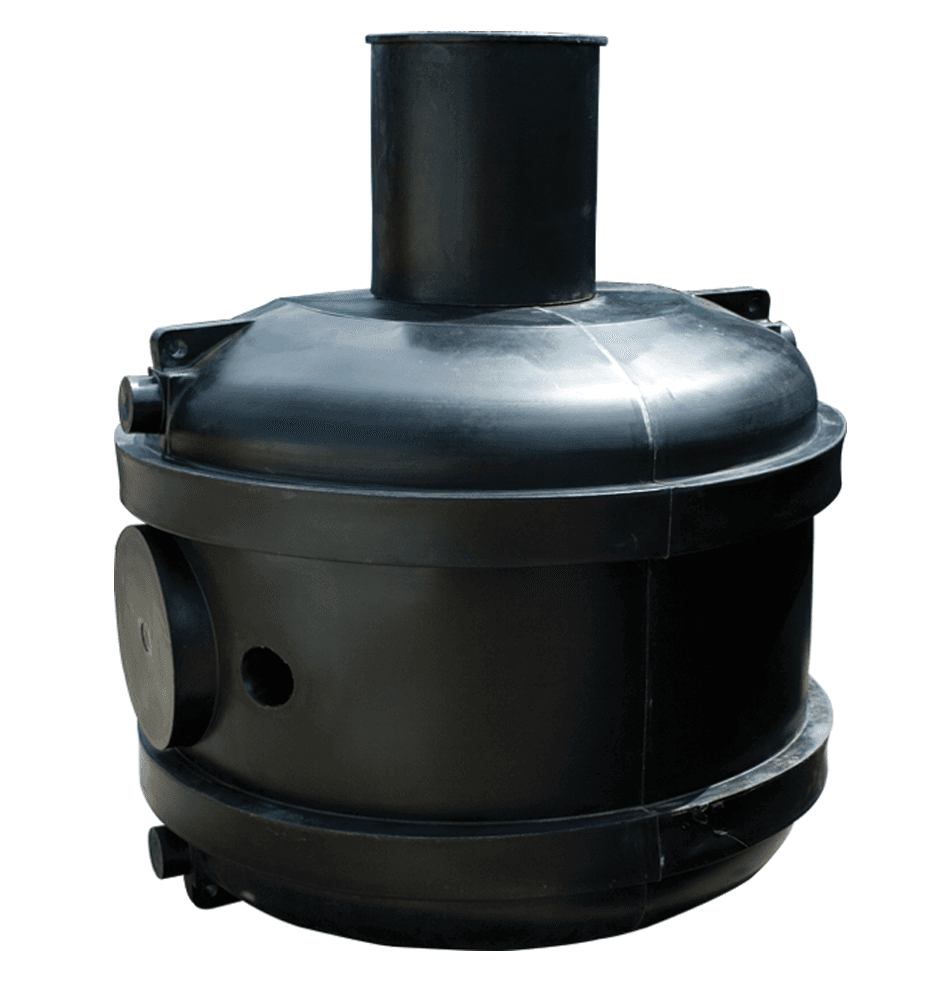 Underground Rainwater Tank 1950L Black Original Organics
