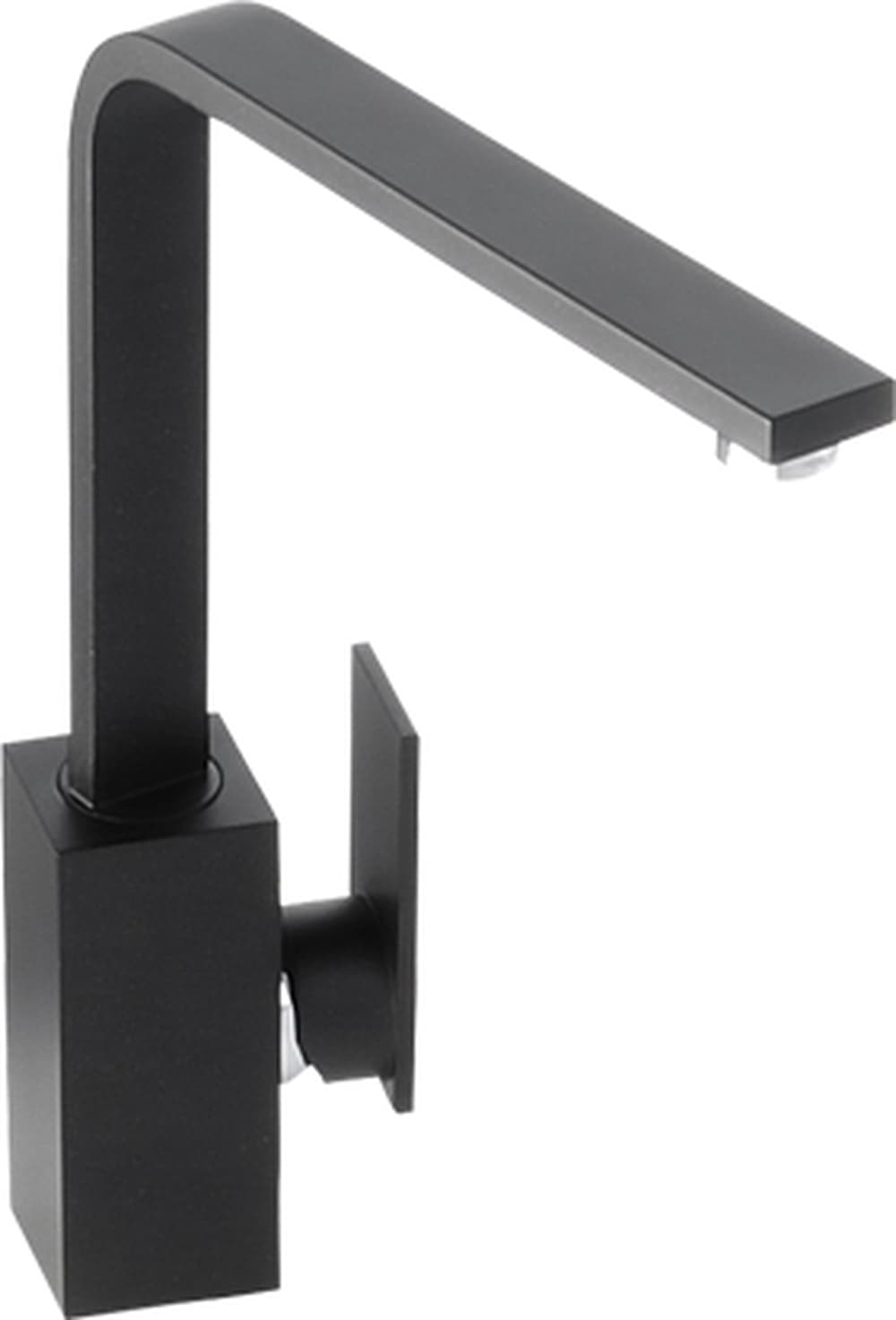 Abode New Media Single Lever Tap Matt Black AT1182