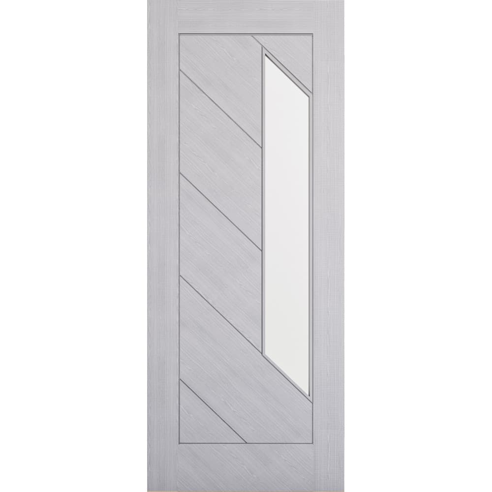 Deanta Torino Light Grey Ash Glazed Fire Door 30m 1981mm x 762mm x 45mm