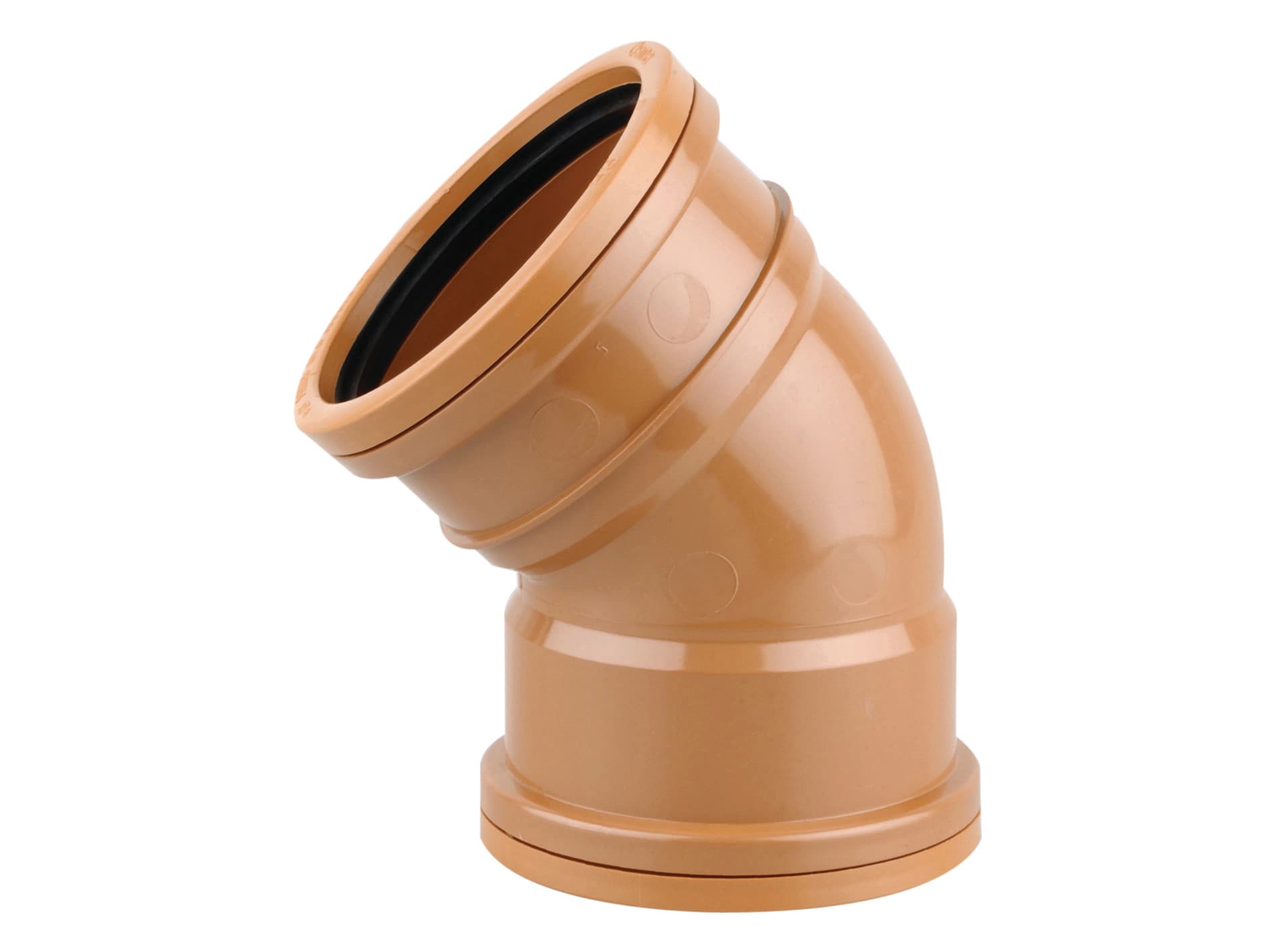 OsmaDrain Double Socket Short Radius Bend 45° 160mm 6D563