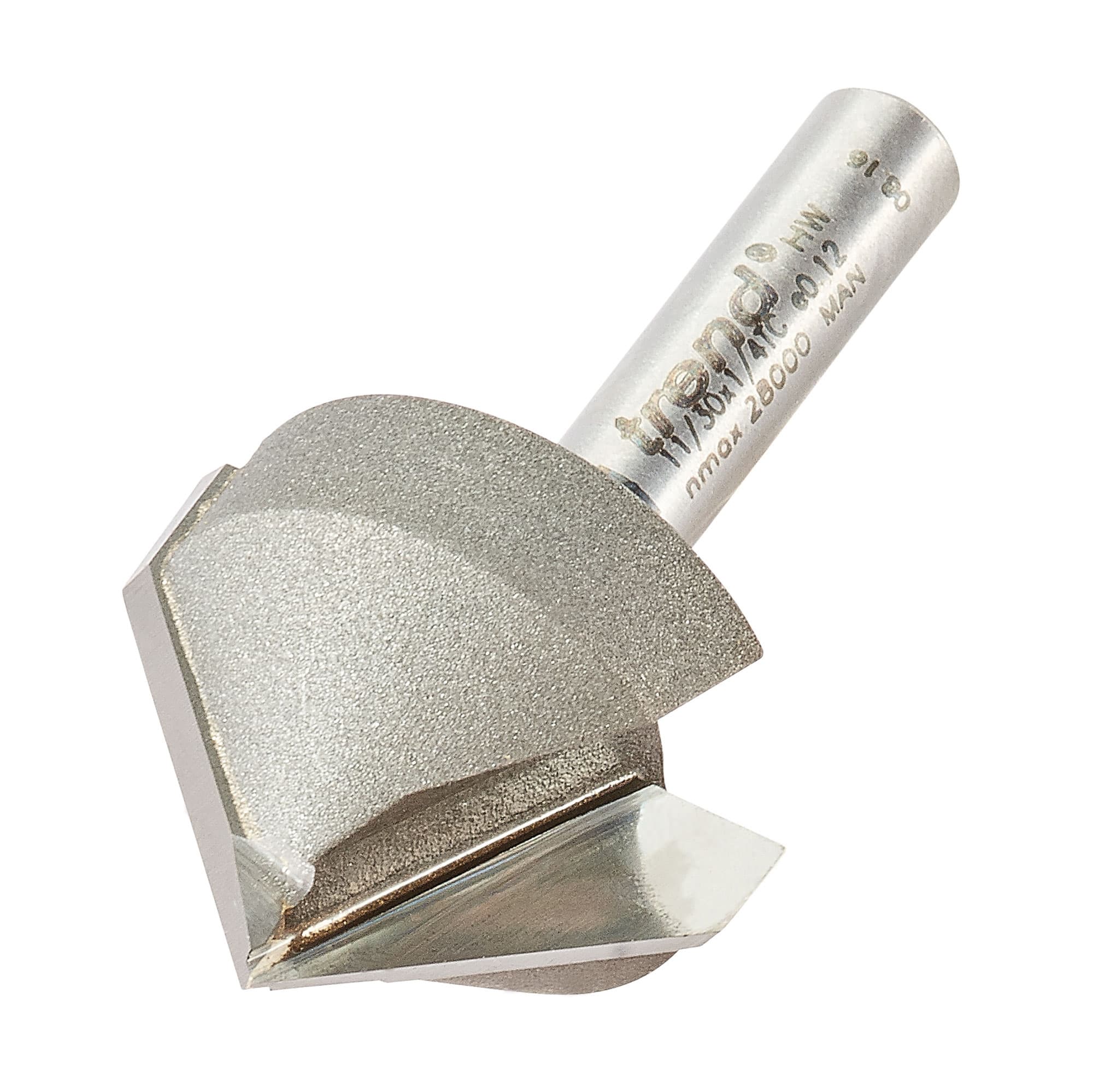 Trend Chamfer V Groove Cutter 45 Degrees Pk 1 11/30X1/4TC