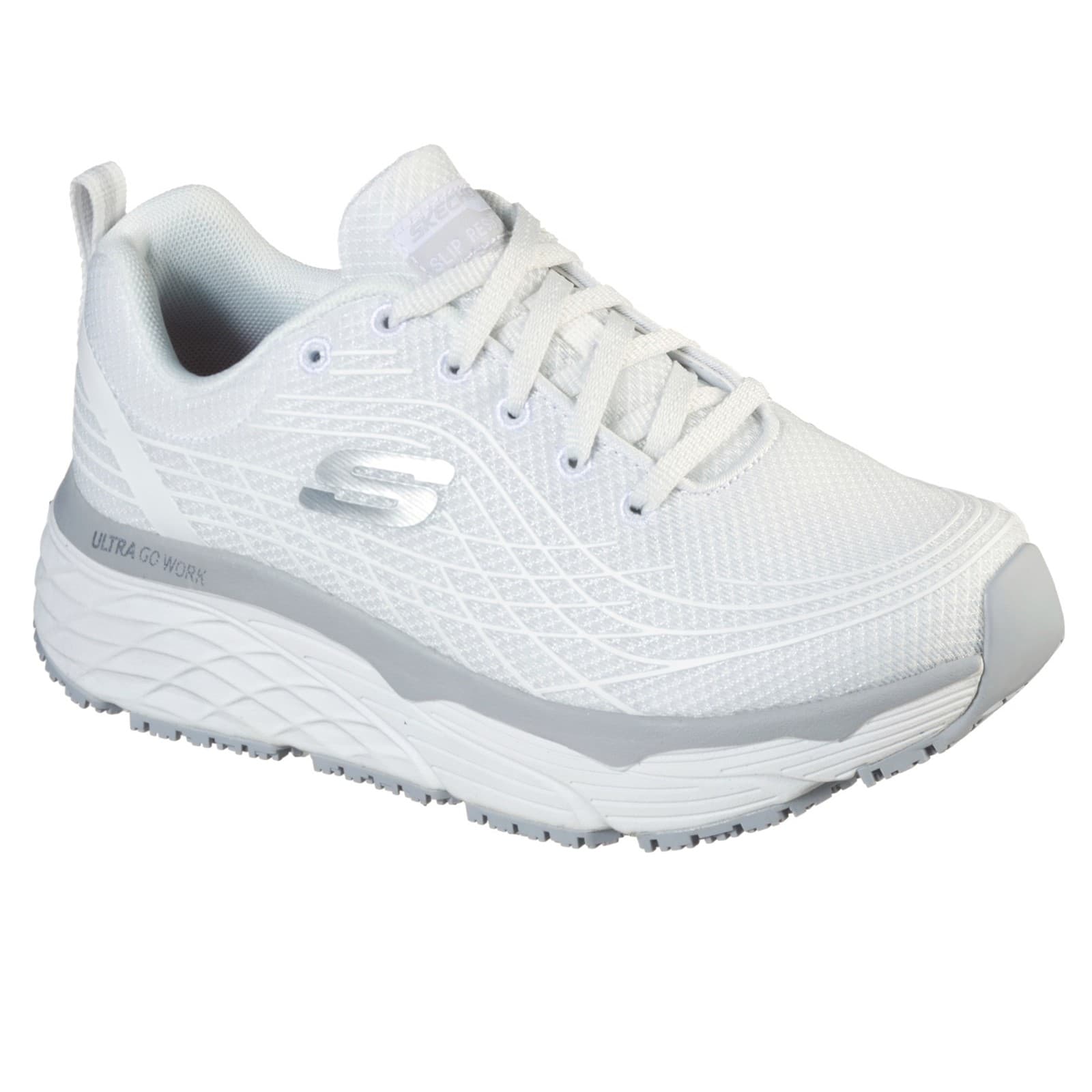 Skechers Workwear Max Cushioning Elite Sr Occupational Shoes Size 4 32619-55760-04