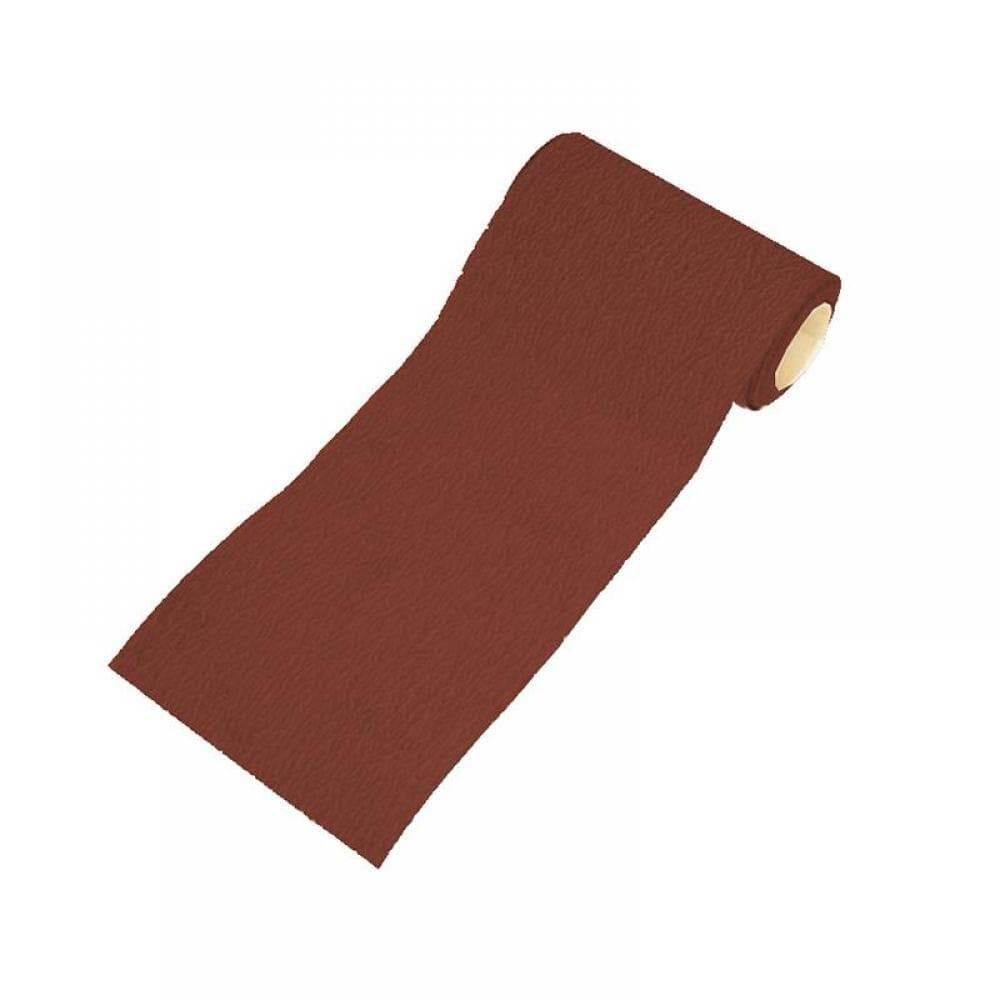 Faithfull 000474 Aluminium Oxide Sanding Paper Roll Red Heavy-Duty 115Mm X 5M 80G