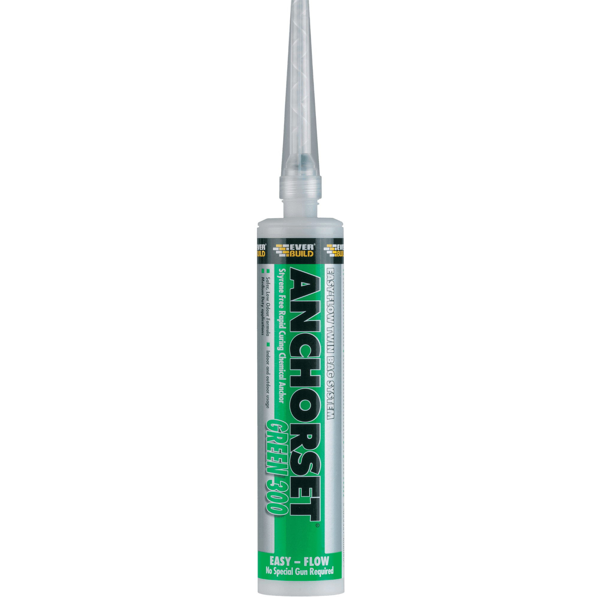 Everbuild Anchorset Green 300 Styrene Free Anchor Fixing Resin 300 ML