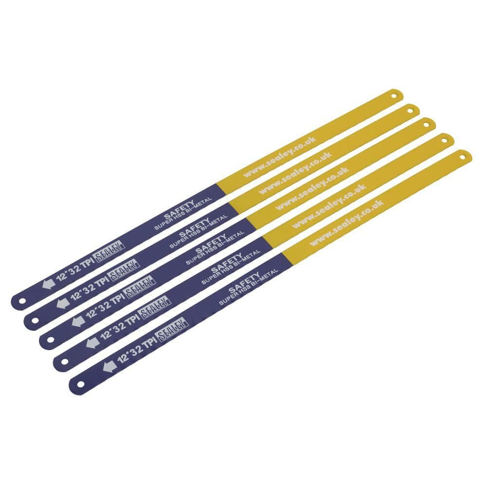 Sealey HSB0532 Hacksaw Blade 300Mm Hss Bi-Metal 32Tpi Pack Of 5