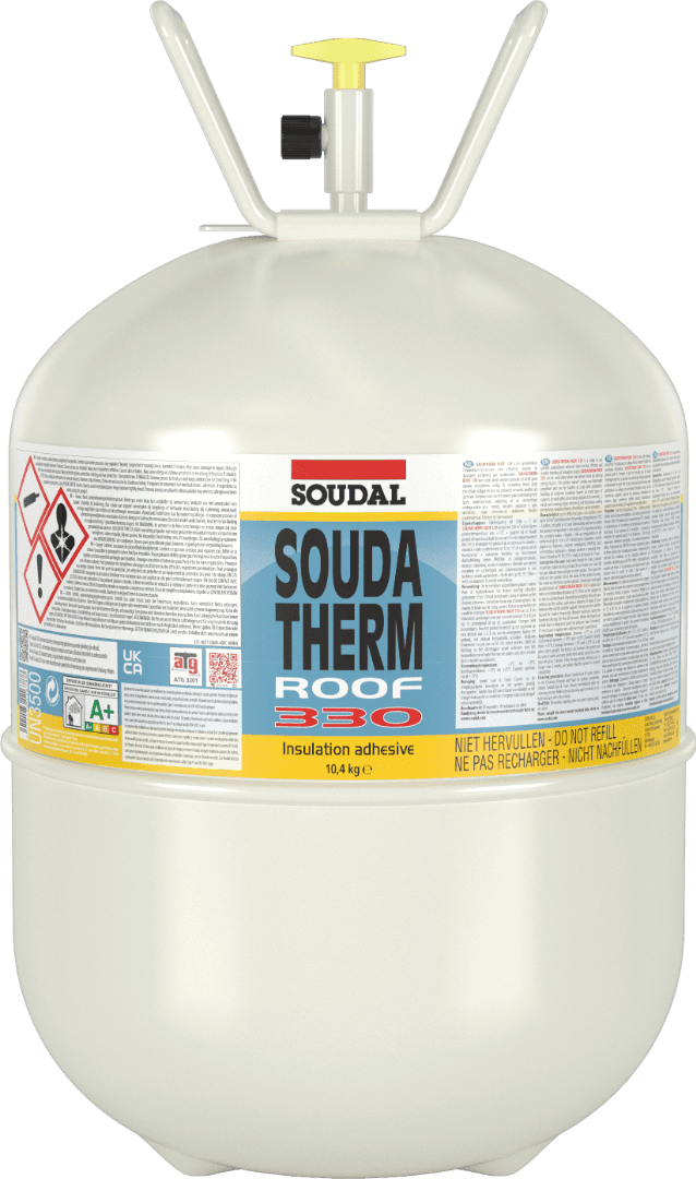 Soudal Soudatherm Roof 330 Pu Foam Adhesive* Orange 10.4Kg 124159