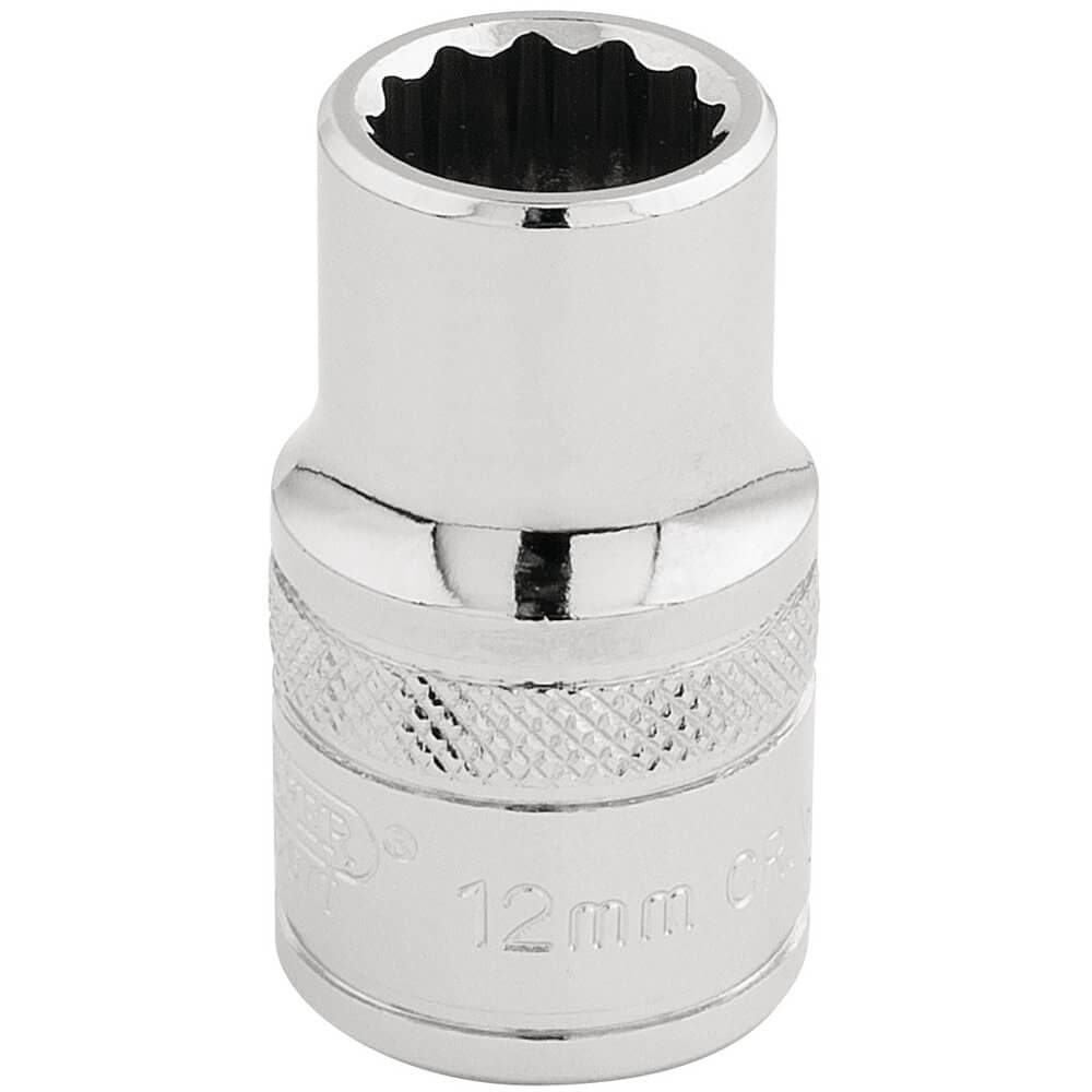 Draper Expert 33097 Hi-Torq® 12 Point Socket 1/2in Sq. Dr. 12Mm each