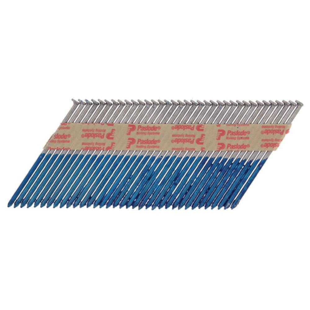 Paslode PAS141236 Im350+ Nails & Fuel Cells Trade Pack - Unilock Shank - Hot Dipped Galvanised - 141236 3.1 X 90/2Cfc