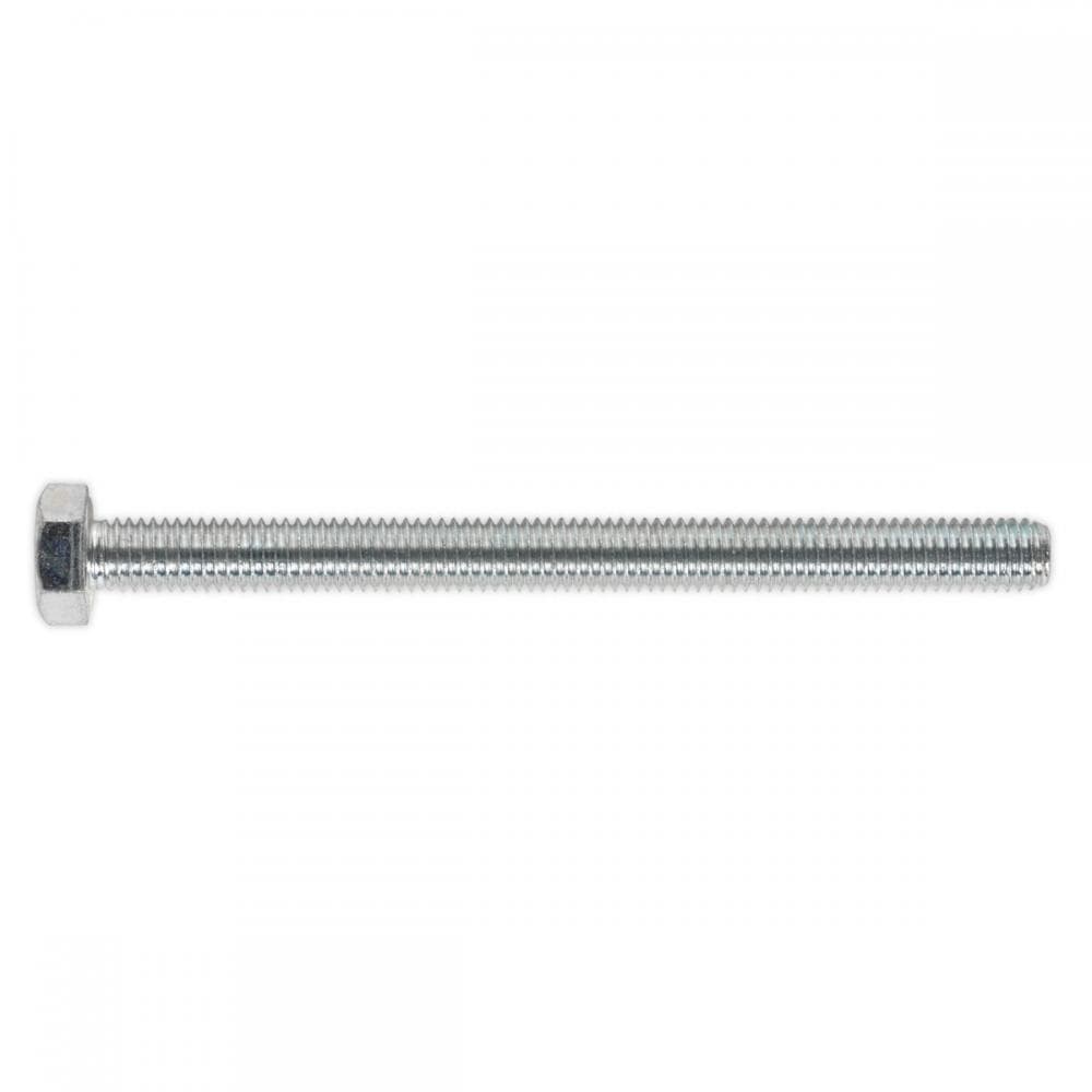 Sealey SS8100 Ht Setscrew M8 X 100Mm 8.8 Zinc Pack Of 25