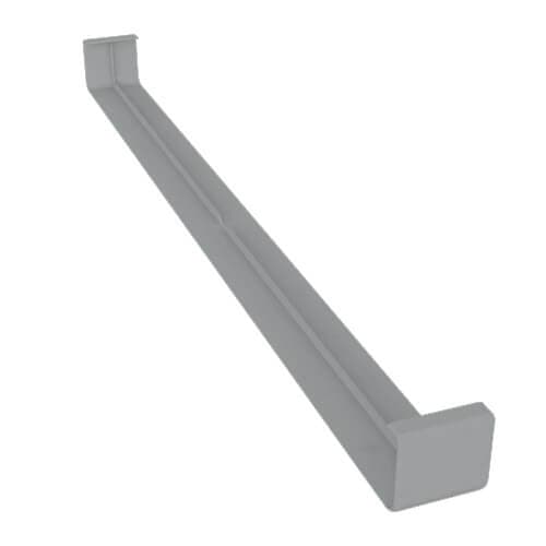 Storm Grey Smooth Fascia Double End Joint Trim - 600mm