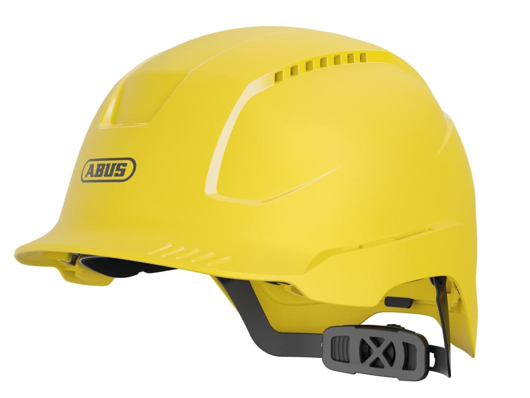 ABUS Mechanical SCATOR Vented Safety Helmet Yellow 10041396-01