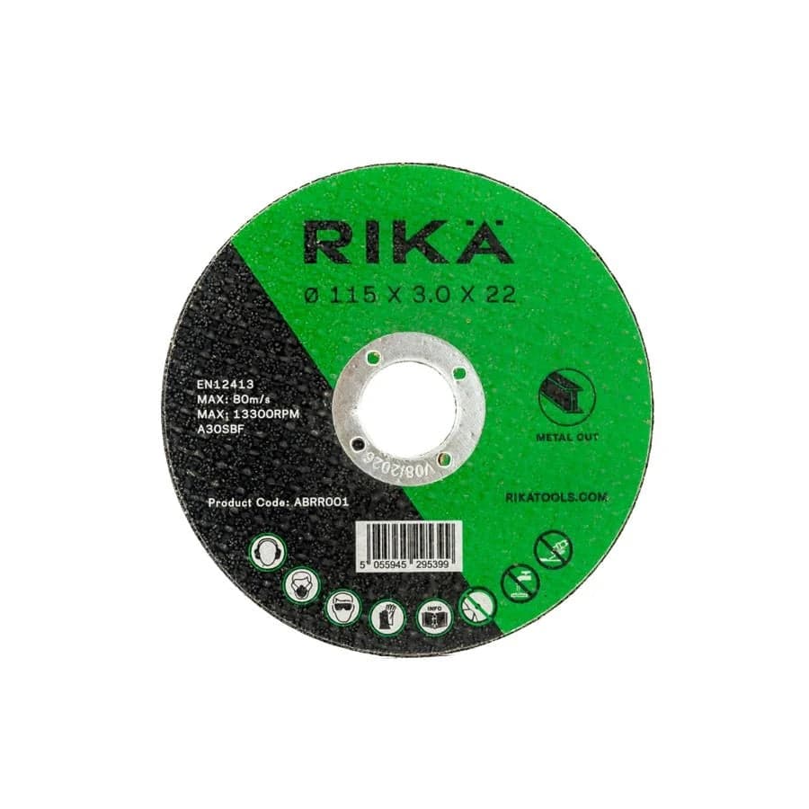 Rika Abrasive Metal Cutting Discs - 25pk