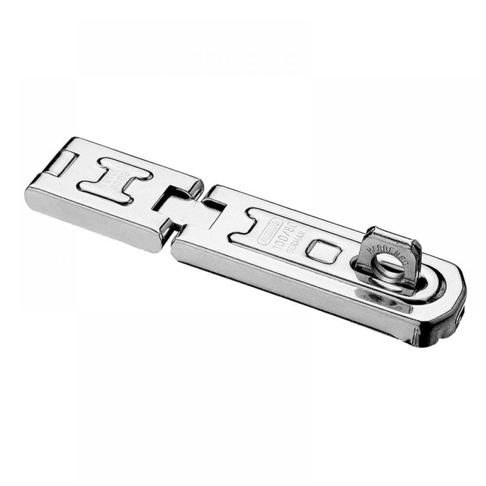 Abus Mechanical 01443 100/80 Dg Hinged Hasp & Staple 80Mm