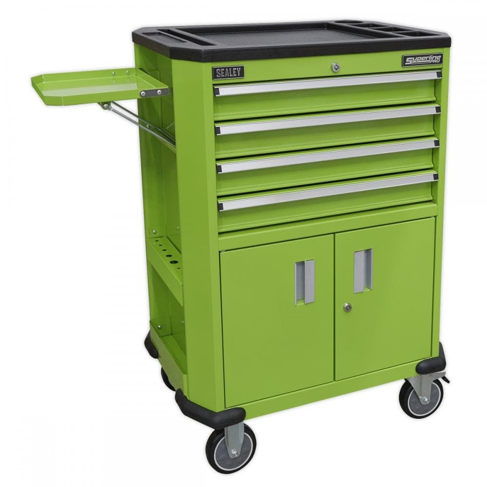 Sealey AP980MTHV Tool Trolley With 4 Drawers & 2 Door Cupboard