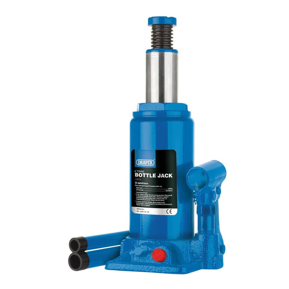 Draper 13070 Hydraulic Bottle Jack 8 Tonne each