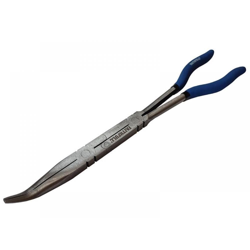 Faithfull CT04-002A Long Reach Bent Nose Pliers 335Mm (13In)