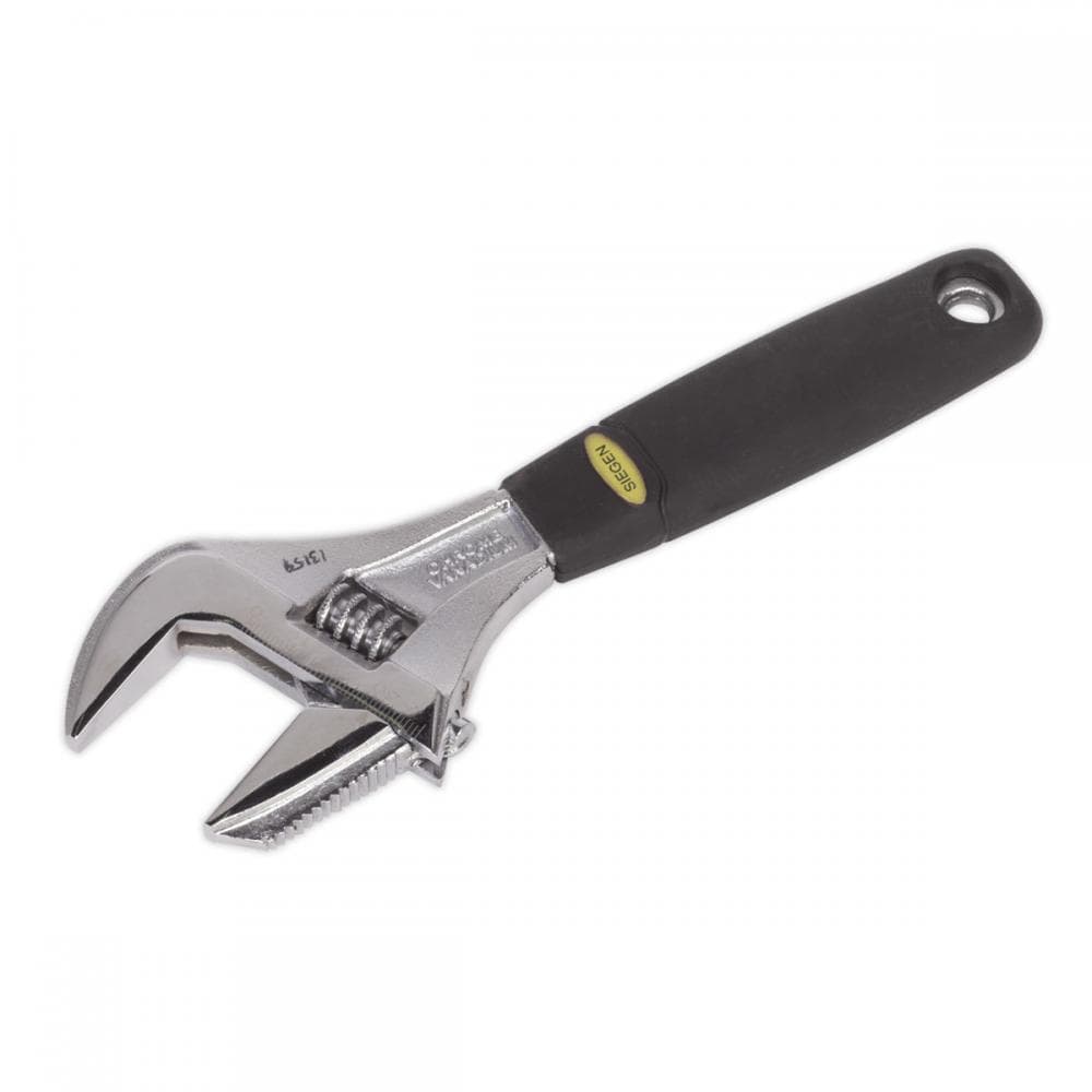 Sealey S0854 Adjustable Wrench With Extra-Wide Jaw Capacity 200Mm