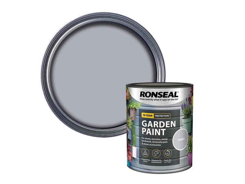 Ronseal 38265 Garden Paint Pebble 750Ml