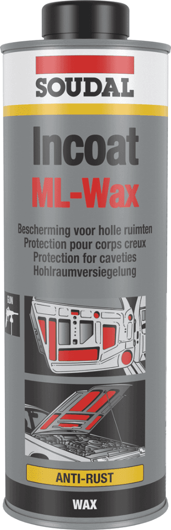 Soudal Incoat Ml Wax Gun Clear 25L 106763