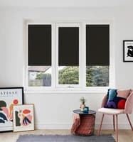 Guardian Rb Jet Black Perfect Fit Roller Blinds Polyester