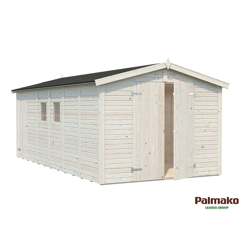 9' x 18' Palmako Dan Premium (16mm) Nordic Apex Shed (2.7m x 5.5m)