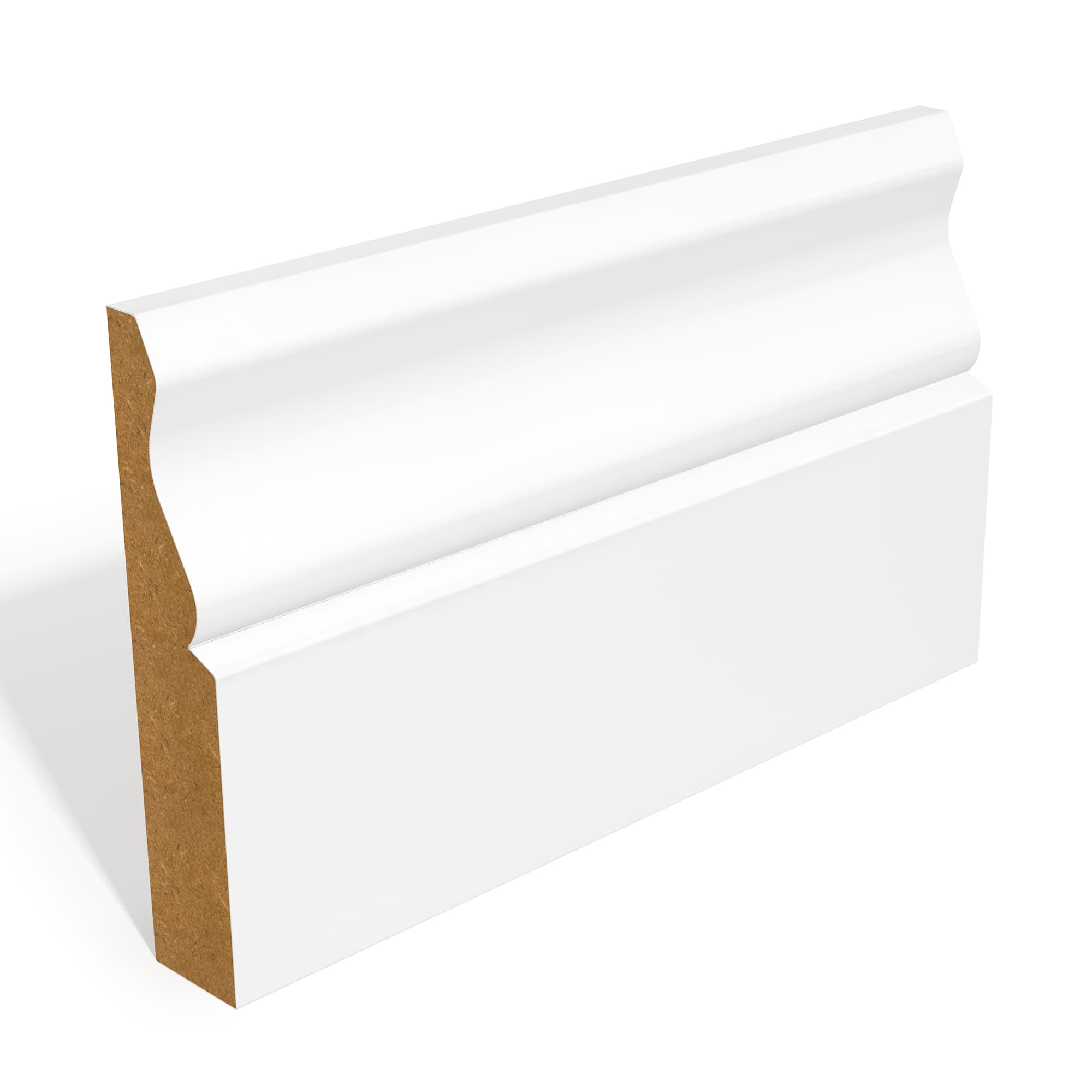 Travis Perkins White MDF Painted Ogee Architrave 18x69mm x 4.4m