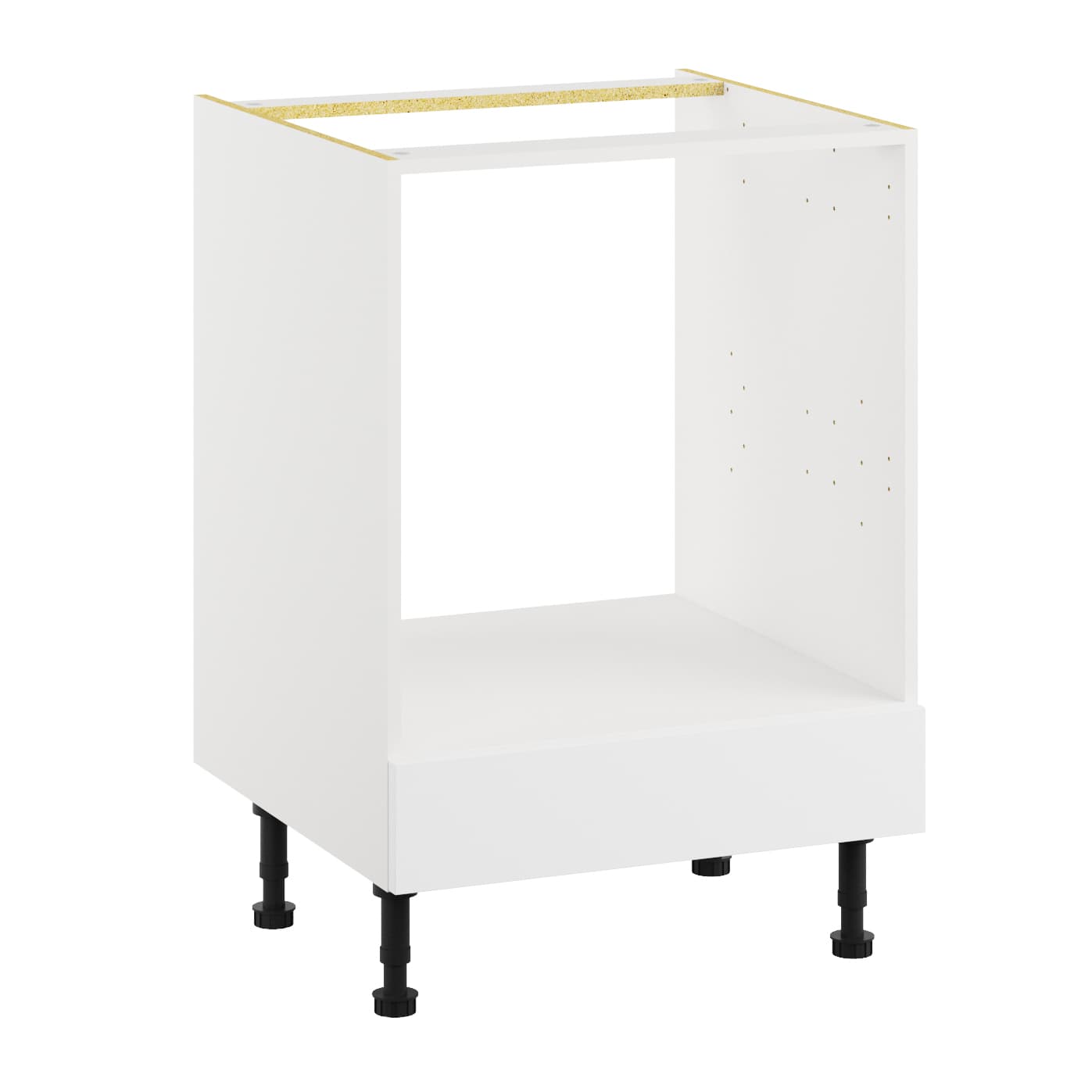 Essence White MFC Built Under Oven Base Unit, 600mm