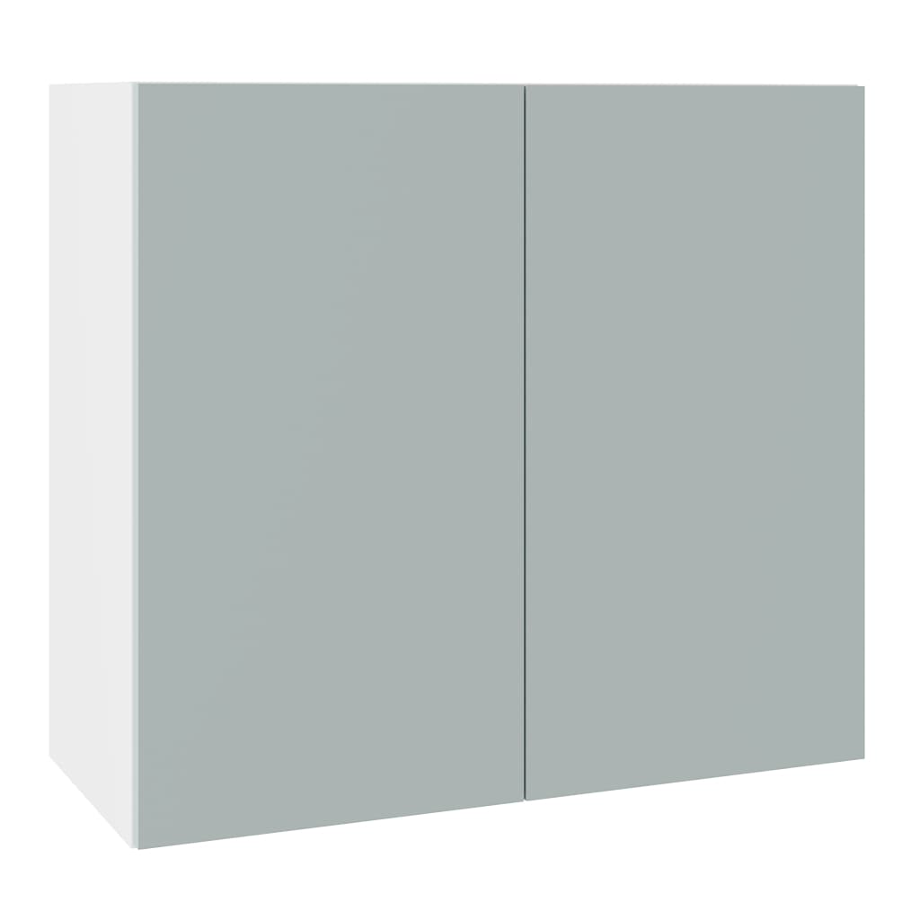 Kitchen Kit Flatpack 800 Wall Kitchen Cabinet Slab Supermatt Aquamarine