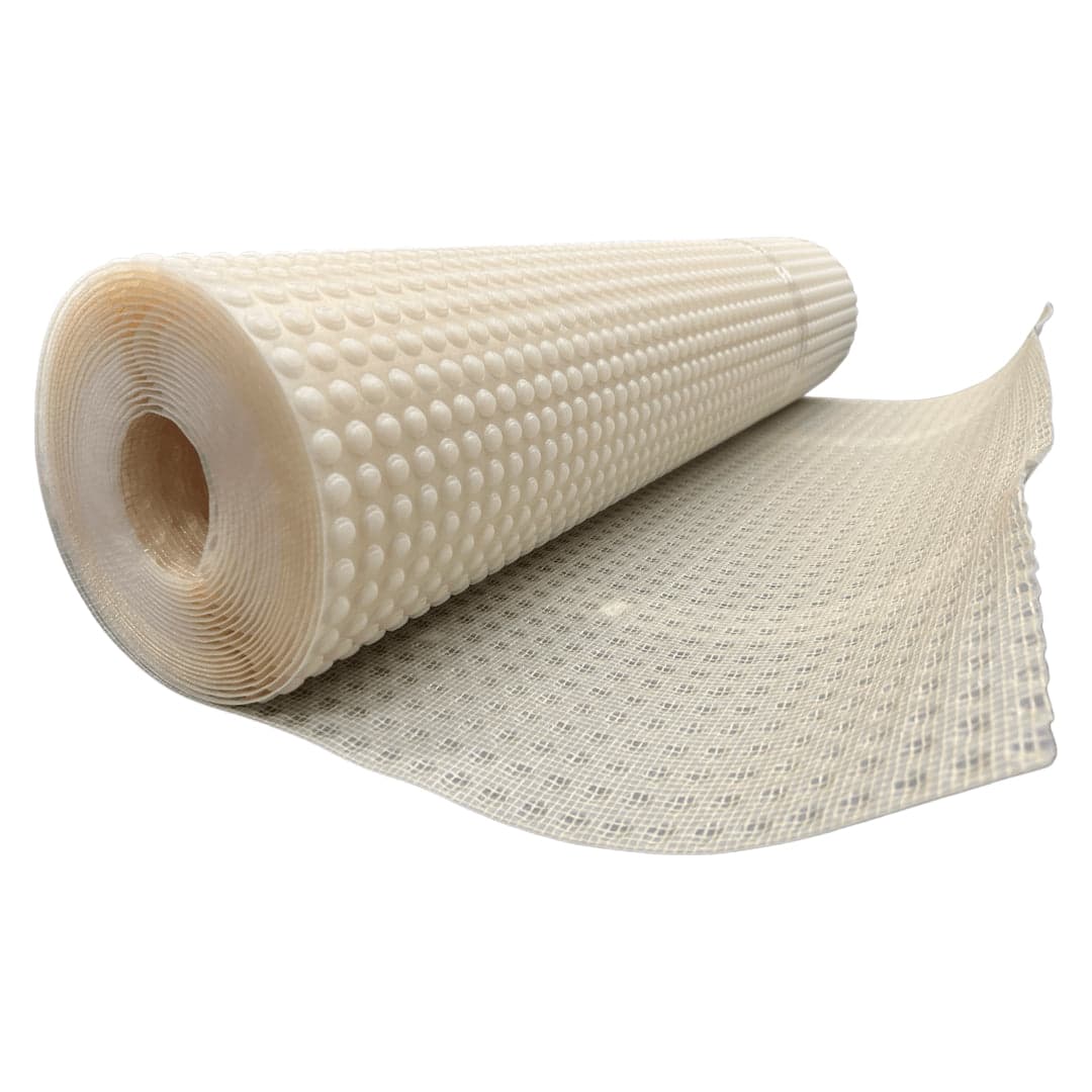3mm Meshed Membrane Clear - HDPE Damp-Proofing Membrane with Mesh Face - Biokil Crown